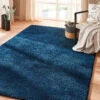 Hochflor-Teppich, Dunkelblau -Heimtextildekoration Sensation Uniteppich Blau Dunkelblau 160x230 mil2