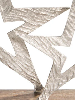 Aufsteller, Silber -Heimtextildekoration Silverstars Aufsteller Silber 8x28x202C3 lup