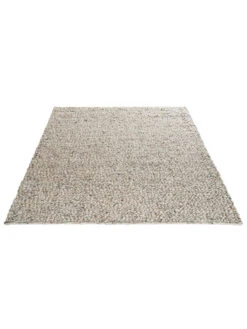 Woll-Teppich, Kies -Heimtextildekoration Skagen HandwebTeppich Beige Kies 170x230 fper