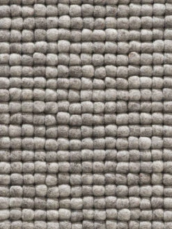 Filzkugel-Teppich, Stone Grey -Heimtextildekoration Smedby FilzkugelTeppich Grau StoneGrey 70x100 lup