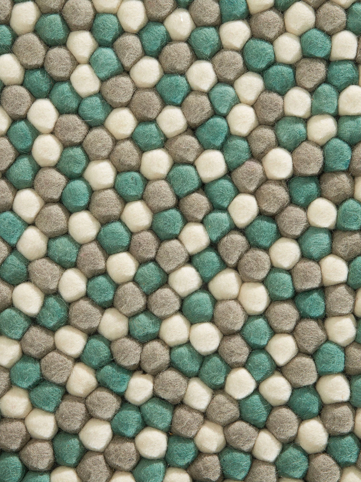 Filzkugel-Teppich, Green 6 Filzkugel-Teppich, Green – Bild 4