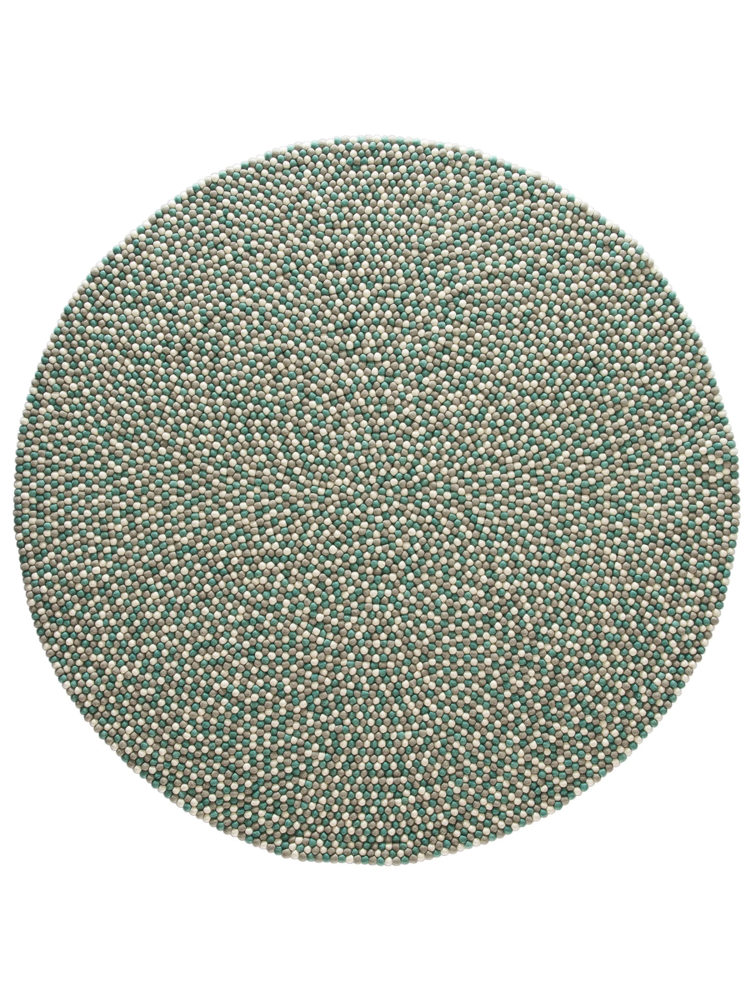 Filzkugel-Teppich, Green 4 Filzkugel-Teppich, Green – Bild 2
