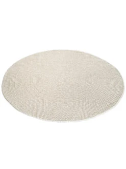 Filzkugel-Teppich, White -Heimtextildekoration Smedby FilzkugelTeppich Weiss White 200rund fper