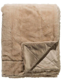 Decke, Coffee -Heimtextildekoration Snorre Decke Dunkelbraun Coffee 150x200 pla