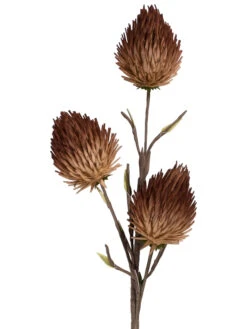 Kunstblume, Lila -Heimtextildekoration Softflower Kunstblume Braun Lila 15x94 pla2