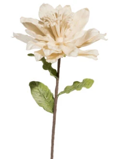 Kunstblume, Hellbeige -Heimtextildekoration Softflower Kunstblume Creme Hellbeige 10x112 pla2