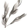 Kunstblume, Grau -Heimtextildekoration Softleaves Kunstblume Grau 98 per2