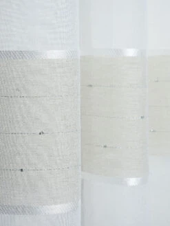 Ösenschal, Taupe 11 Ösenschal, Taupe -Heimtextildekoration Sontje Gardine Oesenschal Beige Taupe 140x245 lup2