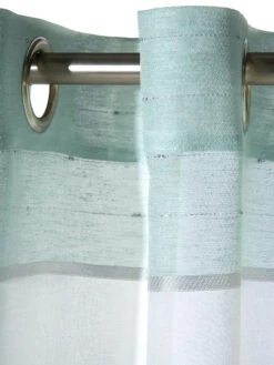 Ösenschal, Mint 10 Ösenschal, Mint -Heimtextildekoration Sontje Gardine Oesenschal Gruen Mint 140x245 lup1