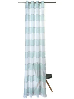 Ösenschal, Mint 9 Ösenschal, Mint -Heimtextildekoration Sontje Gardine Oesenschal Gruen Mint 140x245 pla2