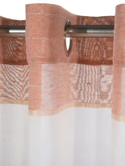 Ösenschal, Terra 8 Ösenschal, Terra -Heimtextildekoration Sontje Gardine Oesenschal Rot Terra 140x245 lup1