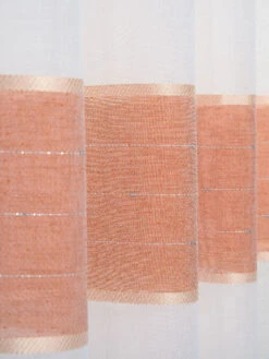 Ösenschal, Terra 9 Ösenschal, Terra -Heimtextildekoration Sontje Gardine Oesenschal Rot Terra 140x245 lup2