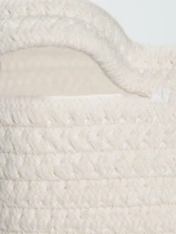 Korb, Braun/Weiss -Heimtextildekoration Souble Korb Braun BraunWeiss 24x24x23 lup2