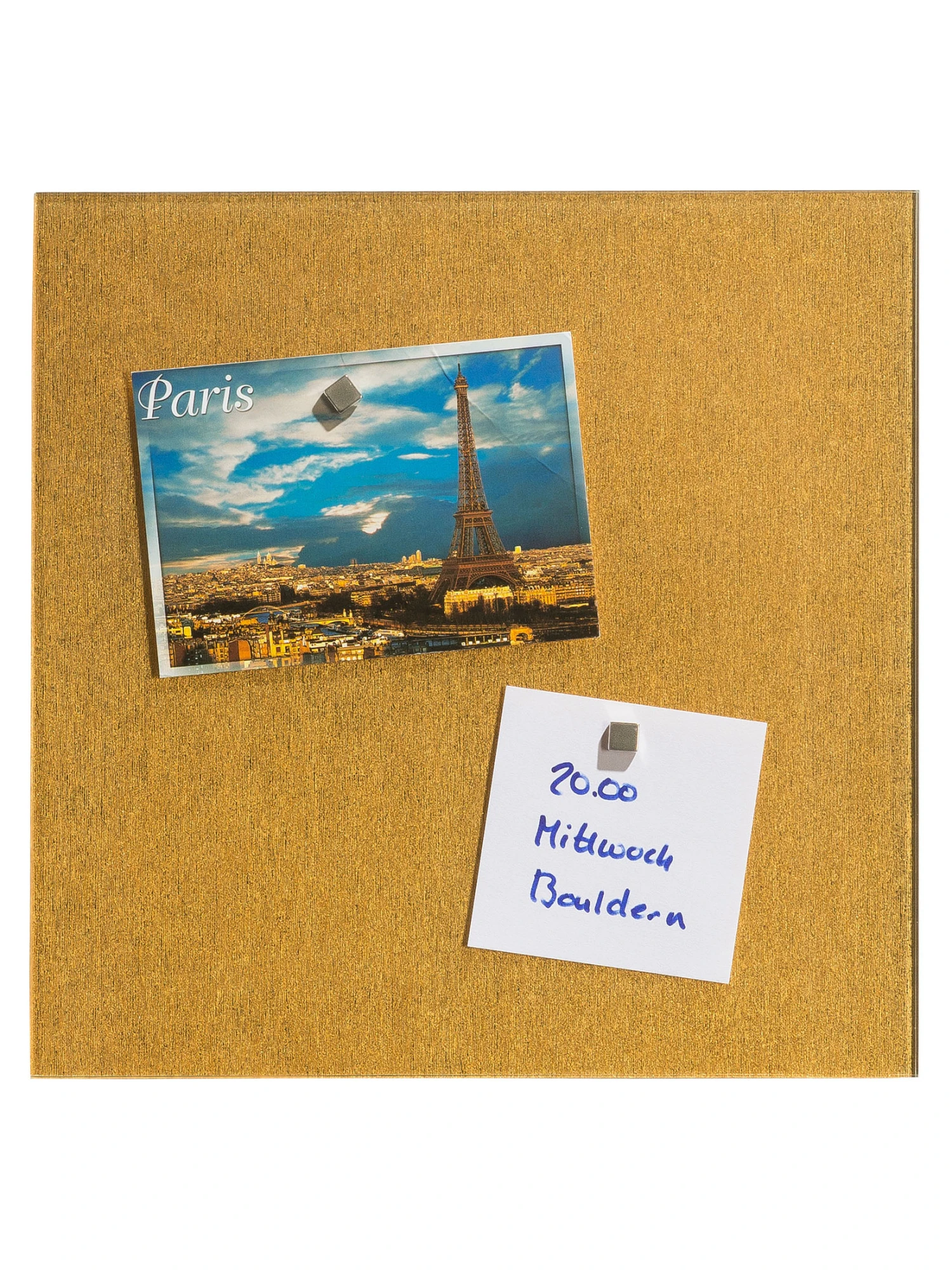 Memo Board, Gold 3 Memo Board, Gold