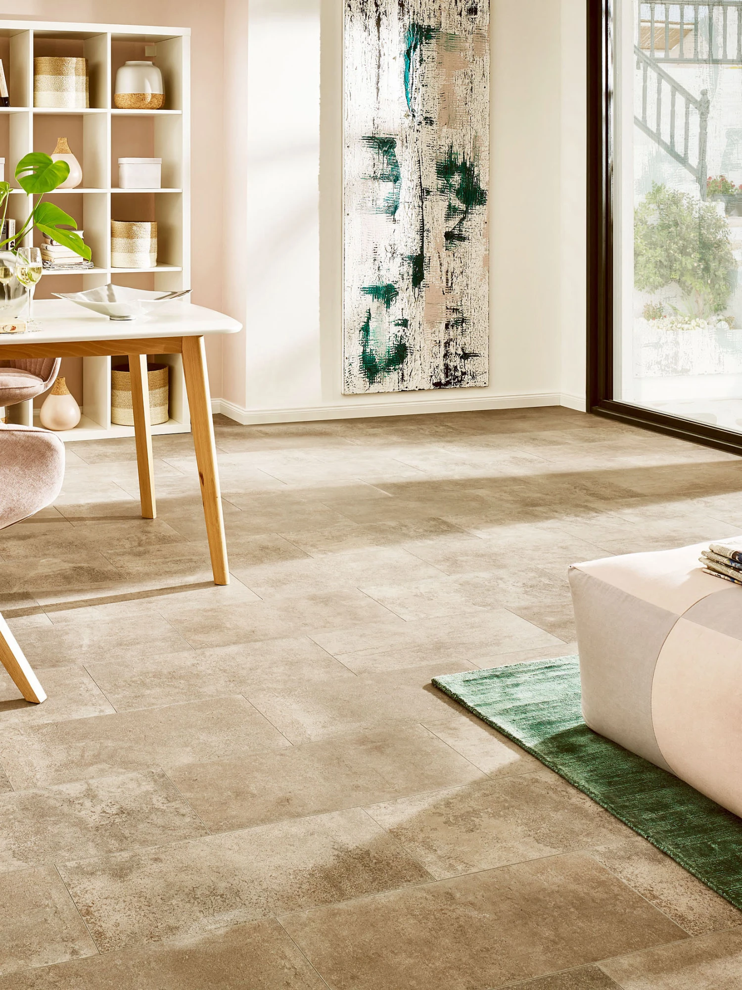 Klick-Laminat, Zement Estrich Sand 3 Klick-Laminat, Zement Estrich Sand