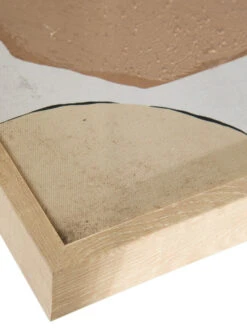 Leinwand-Druck-handbemalt, Dunkelbeige 10 Leinwand-Druck-handbemalt, Dunkelbeige -Heimtextildekoration Storea Druckgerahmt Beige Dunkelbeige 30x40 lup2