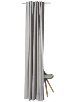 Vorhang Mit Gardinenband, Silber 9 Vorhang Mit Gardinenband, Silber -Heimtextildekoration Sunna Gardine VerdeckteSchlaufe Hellgrau Silber 140x245 pla2