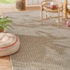 Outdoor-Teppich, Sand -Heimtextildekoration Talagante Flachgewebeteppich Beige Sand 120x170 mil3