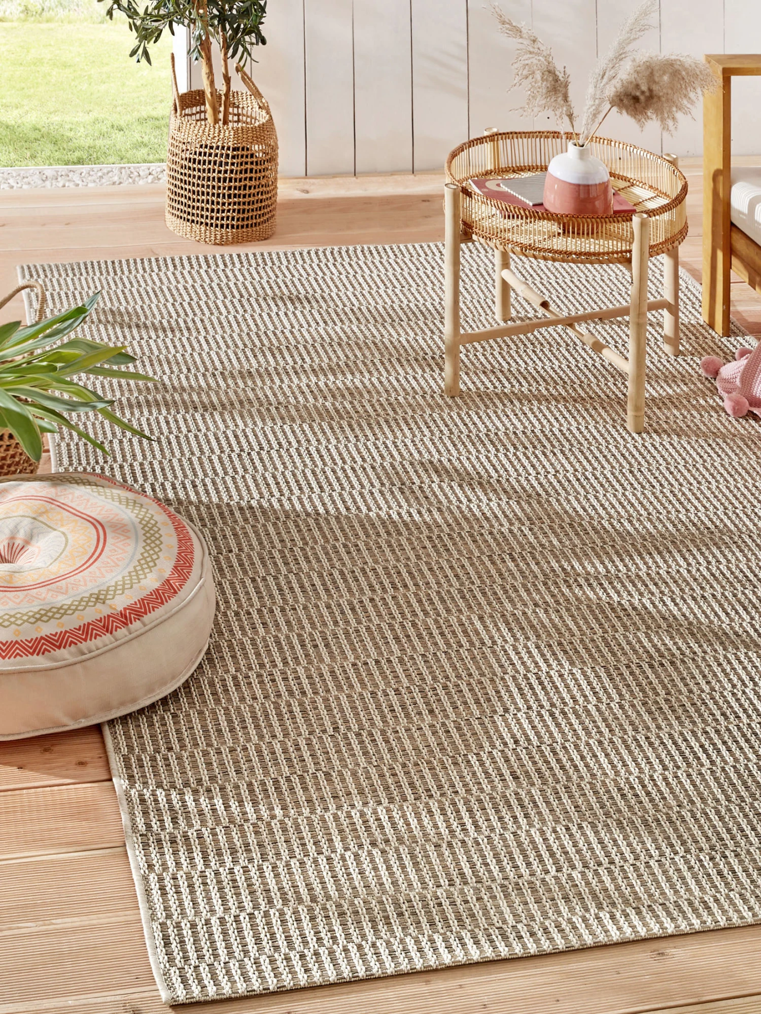 Outdoor-Teppich, Sand 3 Outdoor-Teppich, Sand