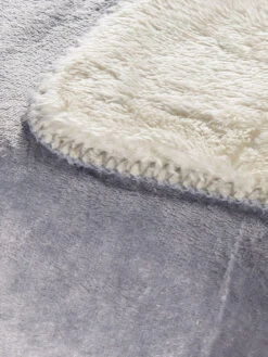 Decke, Silber -Heimtextildekoration Talvi Decke Grau Silber 150x200 lup