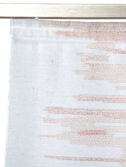 Flächenvorhang, Rost -Heimtextildekoration Tara Gardine Flaechenvorhang Rot Rost 60x245 lup1