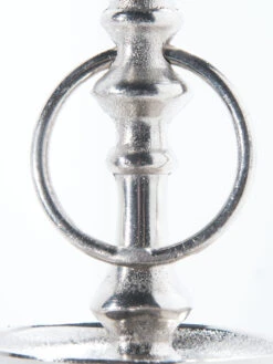 Etagere, Silber -Heimtextildekoration TeaTime Etagere Silber 15x15x23 lup