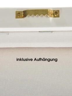 Leinwand-Druck-handbemalt, Beige/Weiss -Heimtextildekoration Theodora Druckgerahmt Beige BeigeWeiss 30x40 ruk