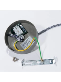 Hängeleuchte, Sand Grey -Heimtextildekoration Timelessi Haengeleuchte Grau SandGrey 25x25x183 ruk