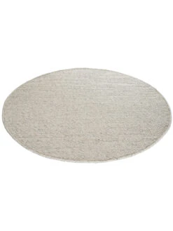 Woll-Teppich, Beige 8 Woll-Teppich, Beige -Heimtextildekoration Tjaellmo HandwebTeppich Grau Beige 150rund fper