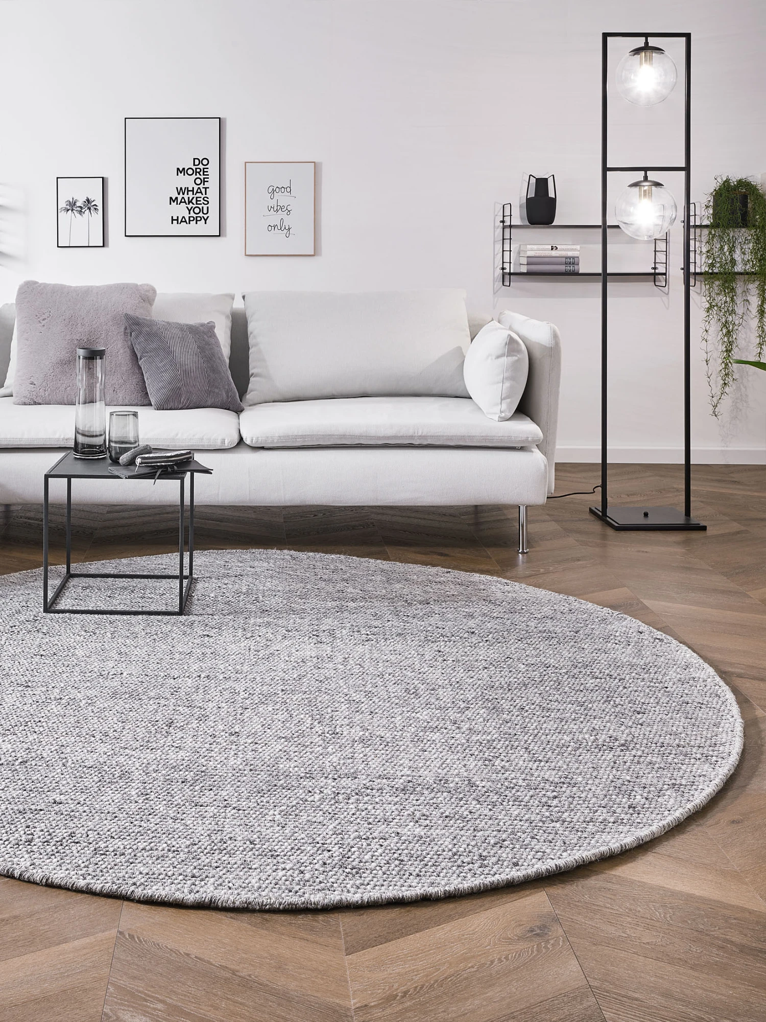 Woll-Teppich, Grey 3 Woll-Teppich, Grey