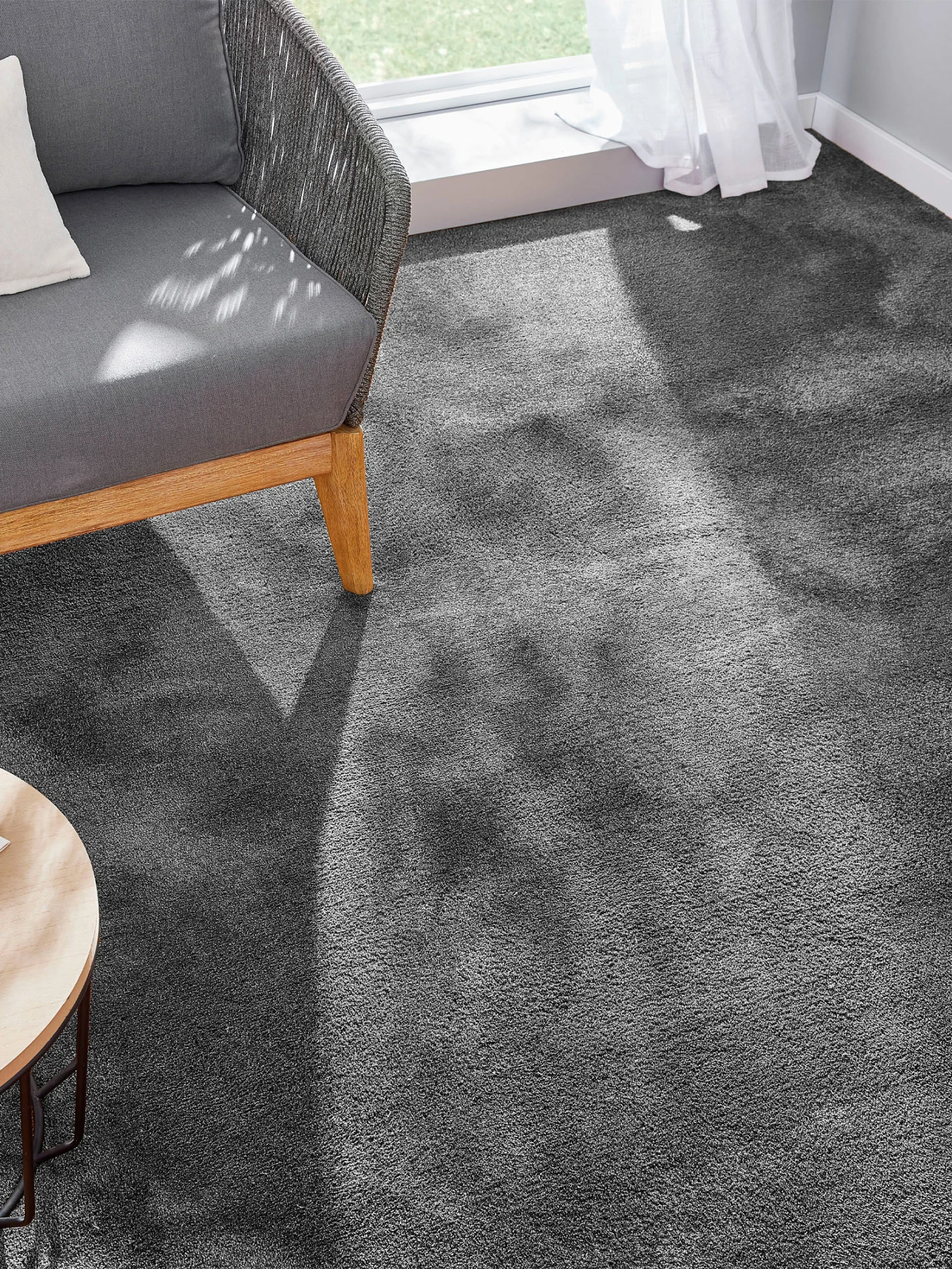 Velours-Teppichboden, Schiefer 176 3 Velours-Teppichboden, Schiefer 176