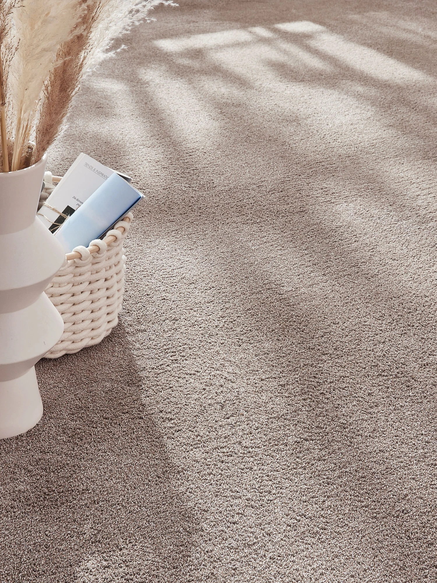 Velours-Teppichboden, Taupe 90 4 Velours-Teppichboden, Taupe 90 – Bild 2