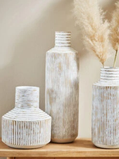 Deko-Vase, Hellbeige -Heimtextildekoration Toska DekoVase Beige Hellbeige mil2