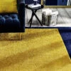 Hochflor-Teppich, Gold -Heimtextildekoration Touch Uniteppich Gelb Gold 160x230 mil