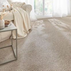 Flachgewebe-Teppichboden, Kiesel 12 -Heimtextildekoration Tromsoe Teppichboden Beige Kiesel12 mil6