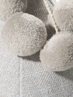 Objekt, Graubeige -Heimtextildekoration Tuerbommel Tuerstopper Graubeige 15x15x28 lup