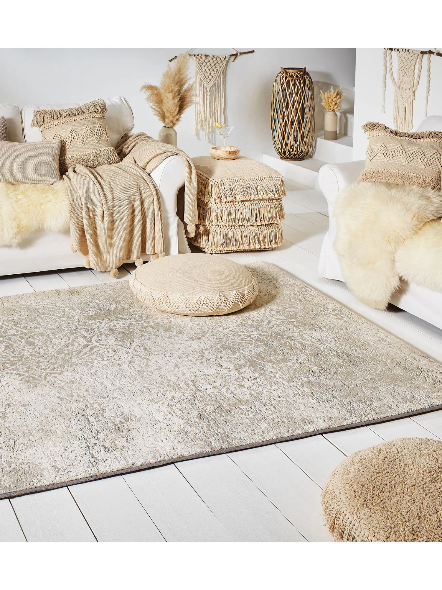 Vintage-Teppich, Ivory 4 Vintage-Teppich, Ivory – Bild 2