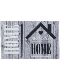 Sauberlaufmatte, Home Sweet Grey 6 Sauberlaufmatte, Home Sweet Grey -Heimtextildekoration VintageWood Sauberlaufmatte Grau HomeSweetGrey 66x100 pla