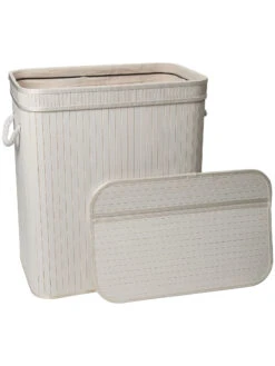 Korb, Weiss -Heimtextildekoration WaescheboxXL Korb Weiss 32x52x60 offen per3