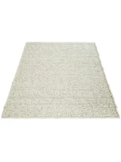 Woll-Teppich, Kiesel -Heimtextildekoration Walsertal HandwebTeppich Beige Kiesel 130x200 fper2
