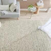 Woll-Teppich, Kiesel -Heimtextildekoration Walsertal HandwebTeppich Beige Kiesel 130x200 mil2
