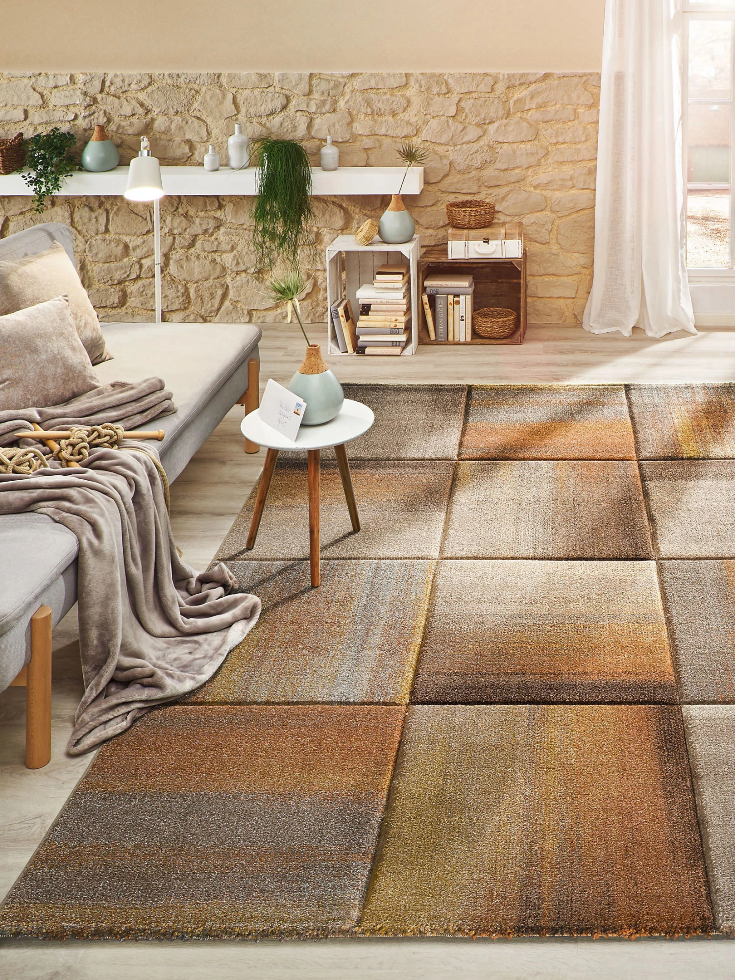 Moderner Teppich, Terra 3 Moderner Teppich, Terra