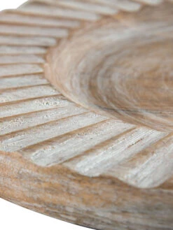 Deko-Tablett, Weiss -Heimtextildekoration WhiteDina DekoTablett Braun Weiss 25x25 lup