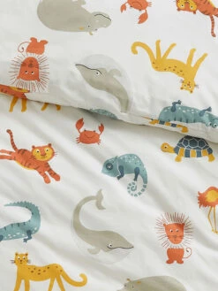 Kinderbettwäsche, Multicolor -Heimtextildekoration WildChild Bettwaesche Mehrfarbig Multicolor 135x200 lup