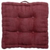 Bodenkissen, Bordeaux -Heimtextildekoration Yanni Bodenkissen Rot Bordeaux 45x45 pla